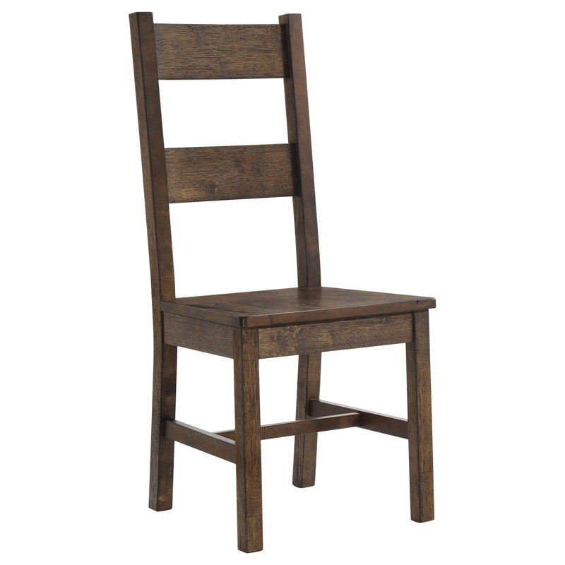 Chaise de salle à manger Coleman rustique brun doré (ensemble de 2)