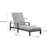Arlo Teak & Wicker Aluminum Dual-Use Outdoor Chaise Lounge (Set of 2)-1578059019-1578059016