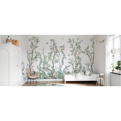 Papier peint amovible floral