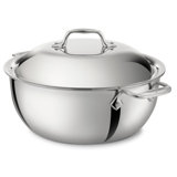 All-Clad D3™ Stainless 5.5 Qt. Stainless Steel Round Dutch Oven