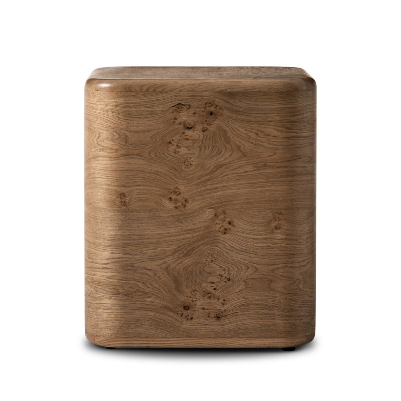 Talessi End Table-Wheat Medium Burl Oak