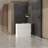 Modern Dual-Colour Reception Desk With Storage And Sleek Design
