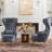 Flaxville Tufted Wingback Chair-120610670