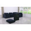 Canapé modulaire rembourré 6 pièces avec repose-pieds réversible Wartow-1215574555