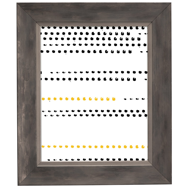 Cadre pour photo simple Heckstall, Blanc / argent, 4 po x 6 po