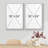 " Pastel White Swirl Pattern Collage Abstract Shapes " 2 - Pieces on Canvas-99015786-99015785