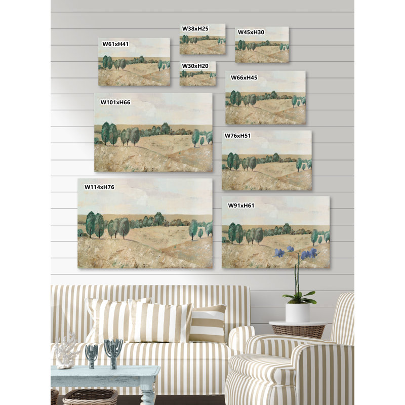 Mountain Forests by Parvez Taj - 1 Piece Wrapped Canvas Painting, 20cm H x 30cm W x 3.81cm D
