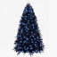 Arbre de Noël noir 6 pi avec 350 lumières DEL blanches pour Halloween-1533276917