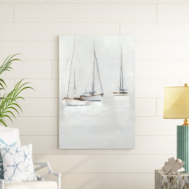 Foggy Harbor II, H 48 po x l 32 po x P 1,25 po