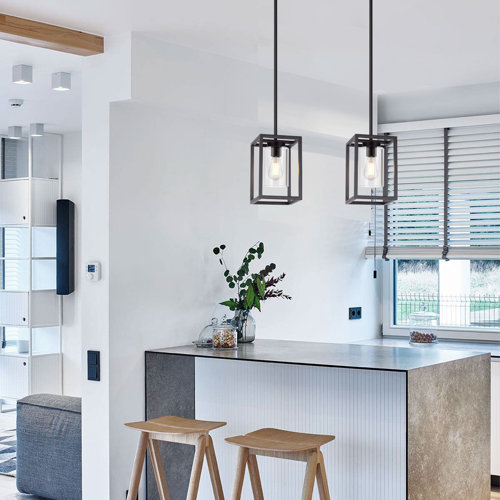 Square / Rectangle Pendant Lighting You'll Love | Wayfair