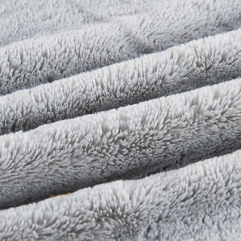 Knitted Blanket, Silver Grey