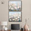 «Blush Pink Dreamscape», ensemble de toiles à motif floral par Art Remedy-115198826-115198827
