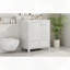 Meuble-lavabo de salle de bain avec lavabo, une porte et trois tiroirs-1439898674