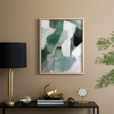 Turquoise Waters II, reproduction encadrée - bois massif