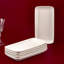 Assiette rectangulaire en porcelaine de qualité supérieure ivoire Buffet-1046087474
