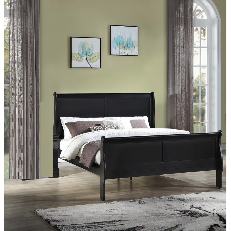Mobilier de chambre à coucher en bois massif Louis Louis