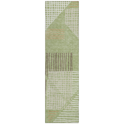 Machine Washable Indoor/Outdoor Jenning ACN2270 Stripes Rug