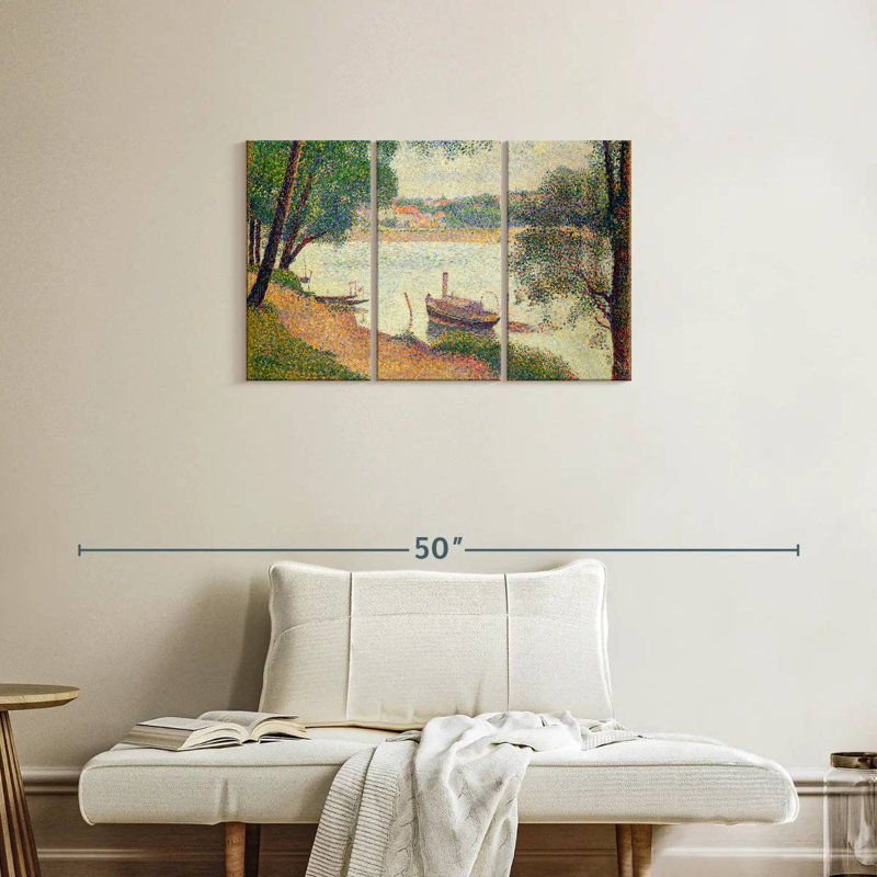 Meat Gray Weather Grande Jatte 1886-1888, H 20 po x l 33 po