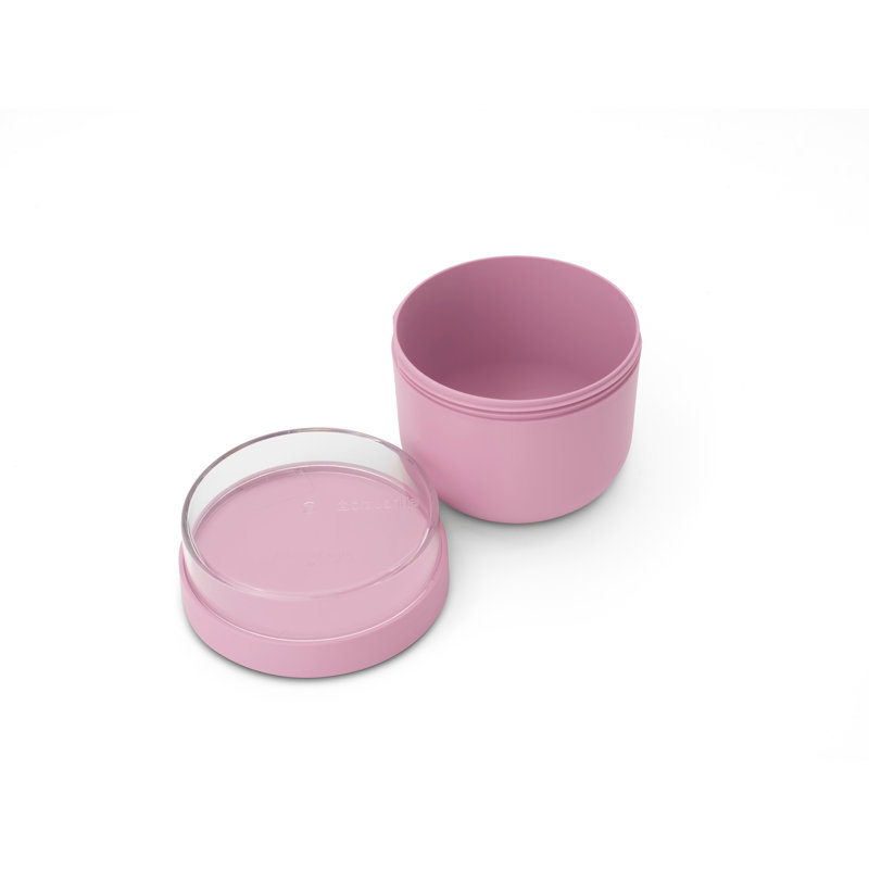Bol à déjeuner et à emporter de Bourgogne, 500 ml (16,9 oz liq.), Rose lilas