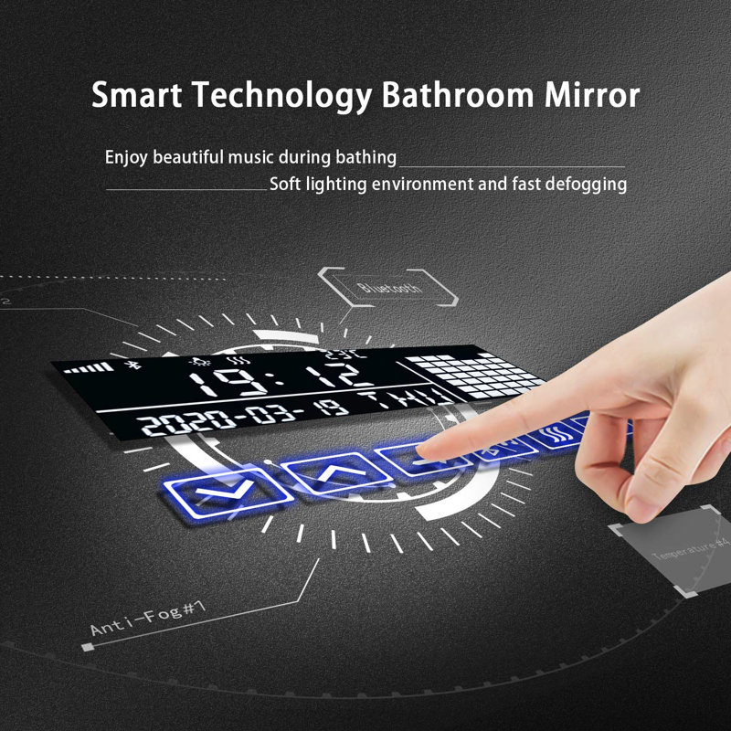 Fedora Flat Wall Mirror