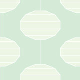 Paper Lanterns 10' L x 24" W Peel and Stick Wallpaper Roll