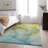 Premium Machine Washable Cerrito AMF508 Green Rug-103832620