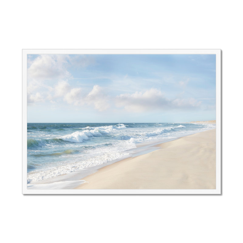 Hamptons II by James McLoughlin - Print, 34cm H x 50cm W, White Framed Paper Print