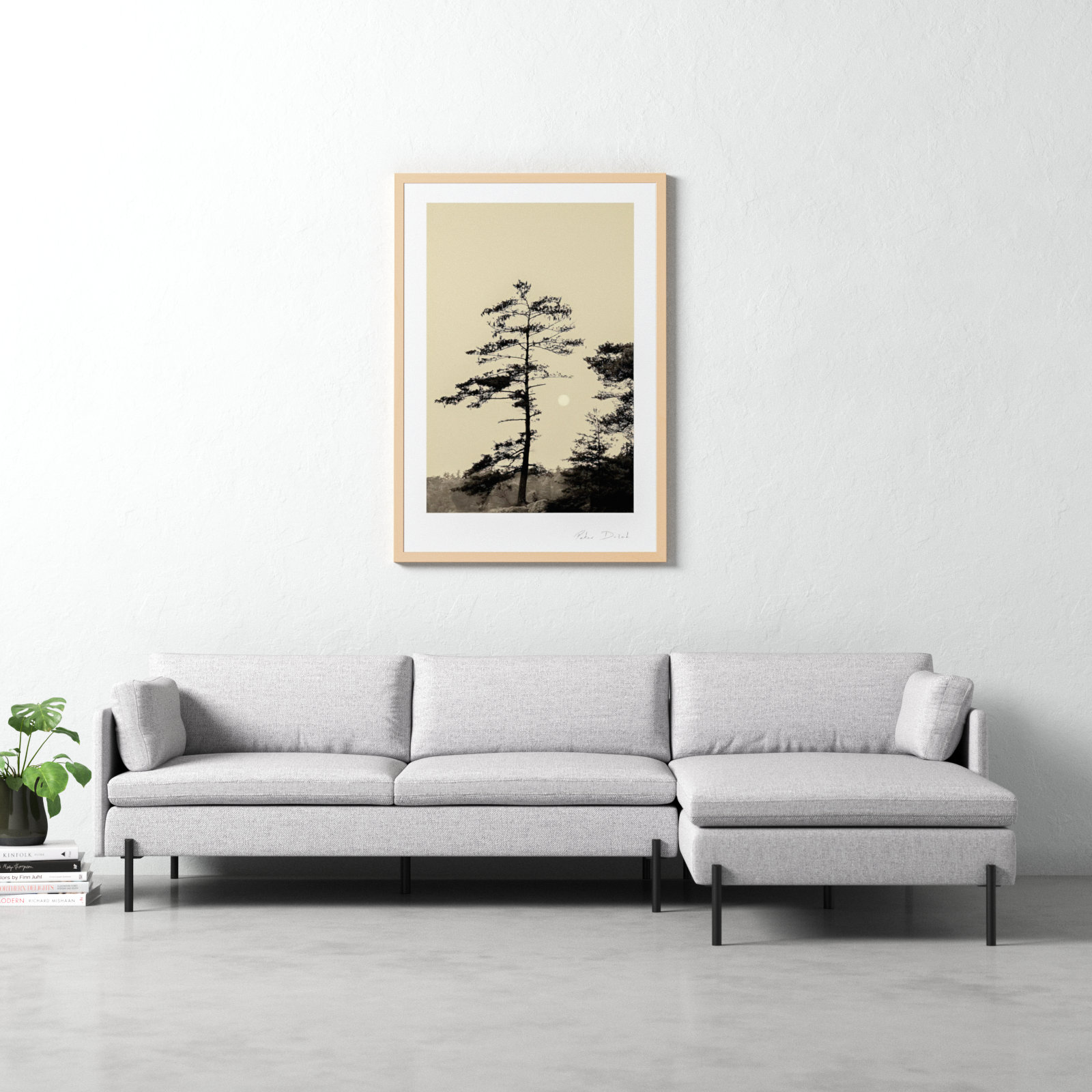 Serenity by Peter Dušek, Brown, 50" H x 35" W x 1.25" D