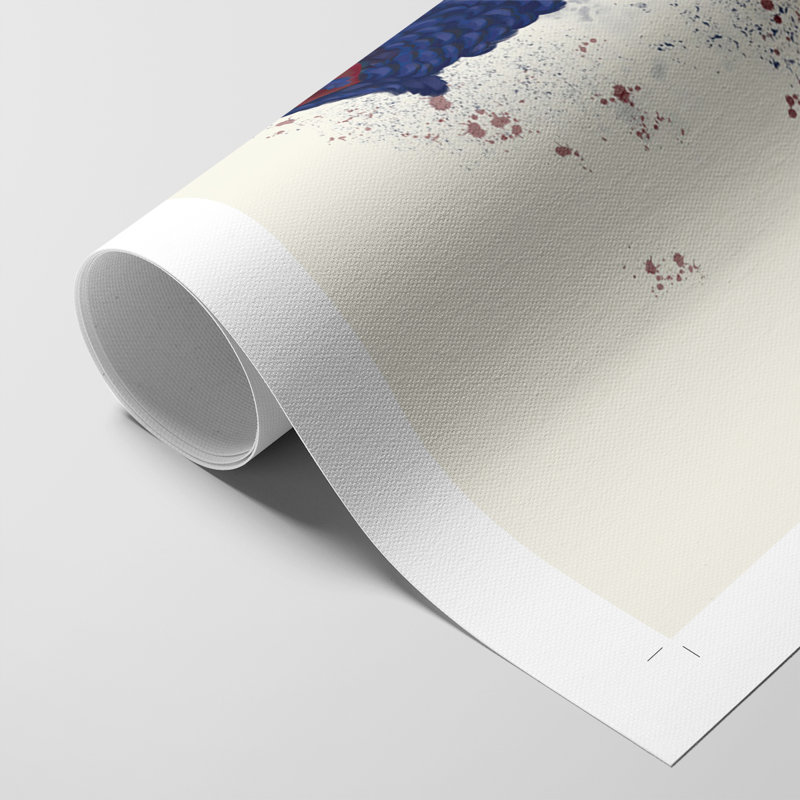Pheasant Splash 3 - Impression sur toile seulement - NON CADRE, H 48 po x l 32 po