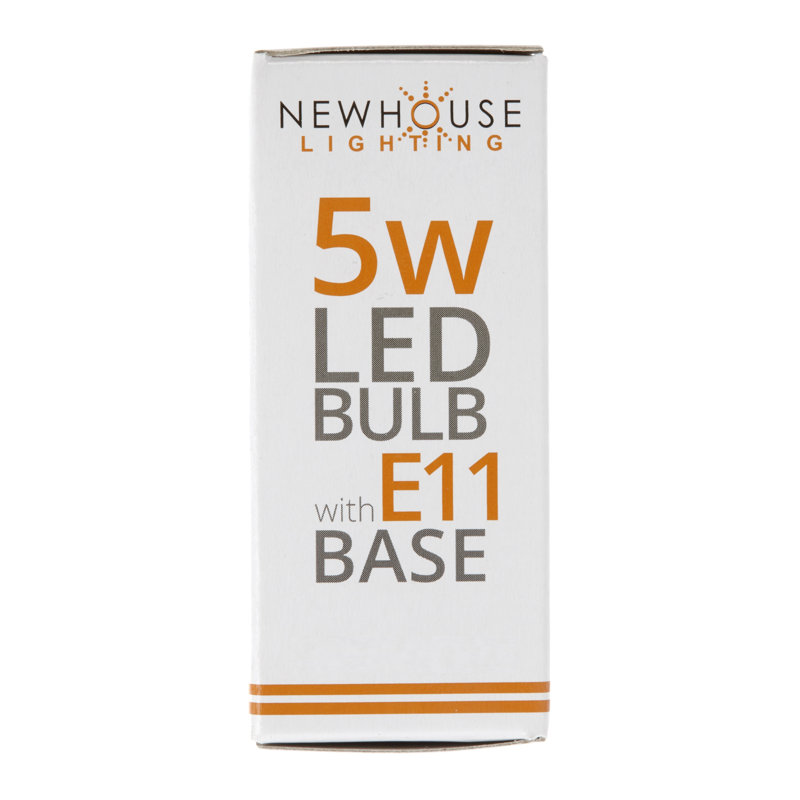 Équivalent à 60 watts, ampoule à DEL T4 à intensité variable, culot blanc chaud (3000 K)