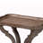 Regina Antique Brown Wood End Table in French Country Style