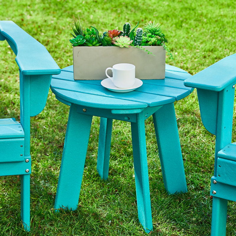 Table d'appoint Ramonita, Bleu clair