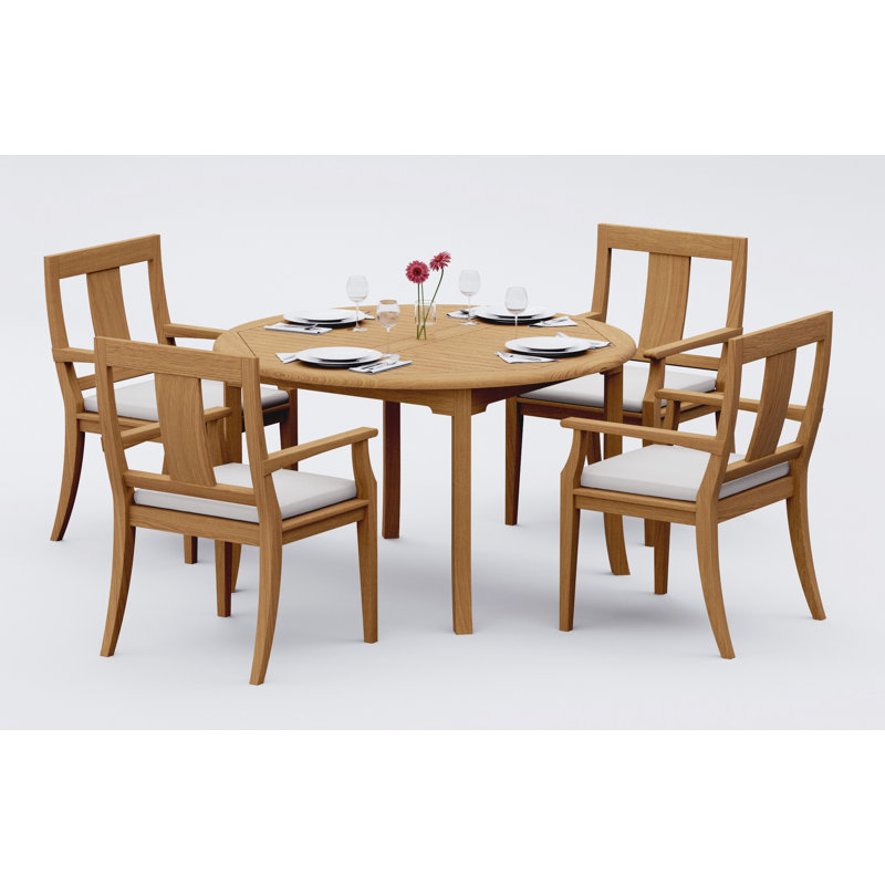 Osborne Outdoor - Piece Teak Dining Set, 4