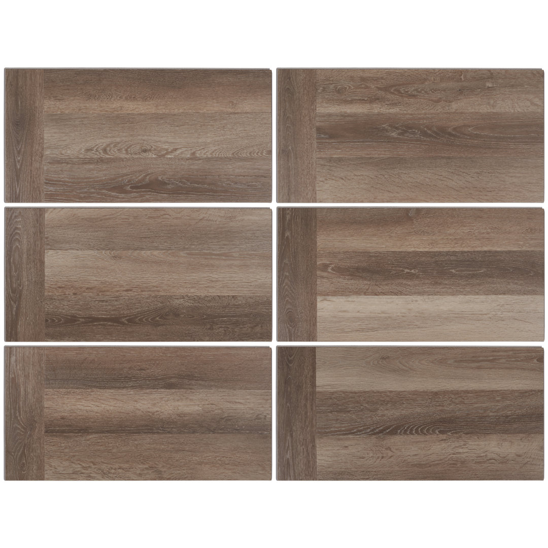 Chic Parquet 20 MIL 12 in. x 24 in. Click Lock Luxury Vinyl Tile (Set of 14) Bond Tile