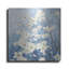  «Dogwood Blossoms 1 Indigo» par James Wiens, art mural en métal, 36 po x 36 po