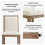 Chaise rembourrée avec cadre en bois massif-106976568