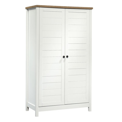 Armoire de rangement, finition blanche
