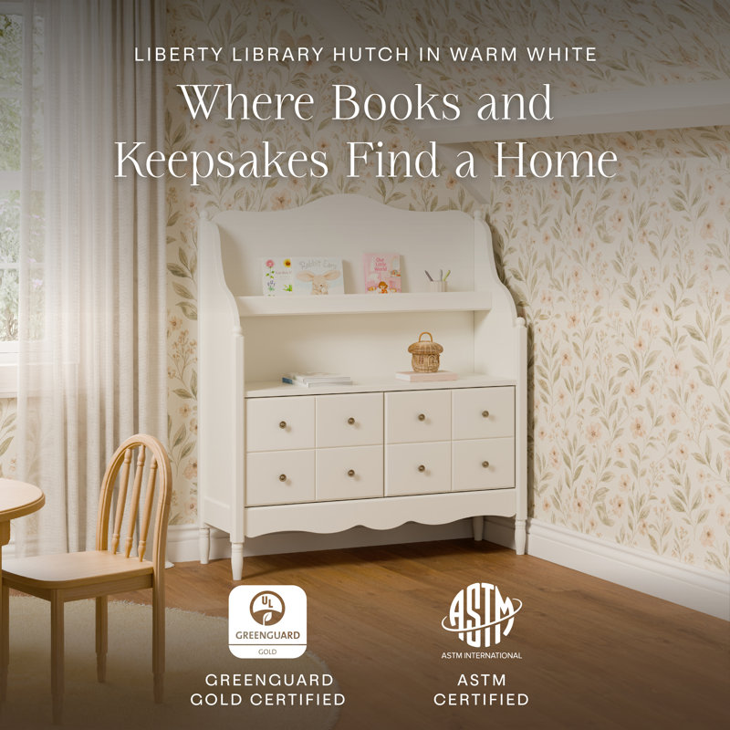 Liberty Library Hutch, Warm White