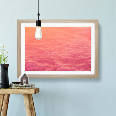 Pink Clouds - Picture Frame Graphic Art Print