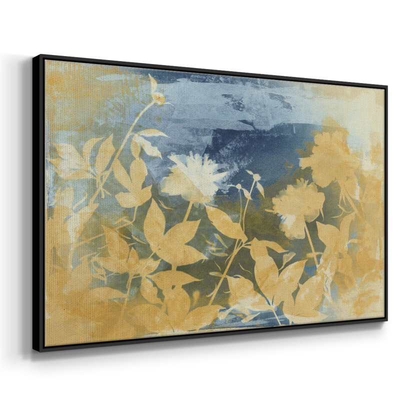 Célébrer - reproduction de cadre flottant sur toile, Noir, H 27 po x l 41 po x P 2 po