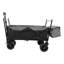 Chariot pliable de 480 lb avec auvent, poussette de chariot avec roues tout-terrain de 7 po, chariot pliable léger, grande capacité pour le camping, le magasinage, les sports et le jardin, noir avec moustiquaire