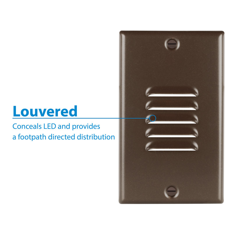 Integrated LED Step Light, Oil-Rubbed Bronze