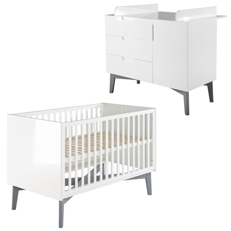 Convertible 2 -Piece Nursery Furniture Set