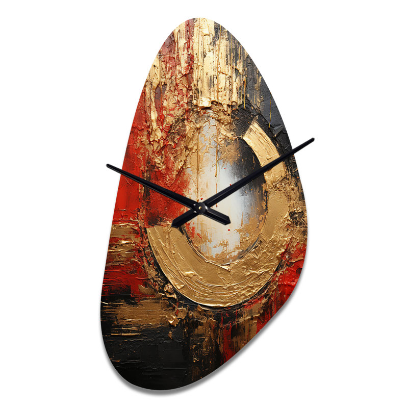 Red Gold Fusion Spiral II - Abstract Spirals, Grand