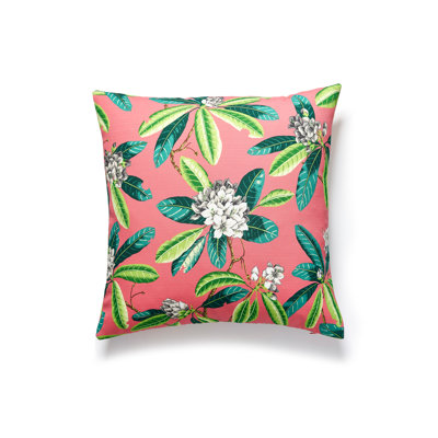 Rhododendron Square Indoor/Outdoor Pillow Cover & Insert