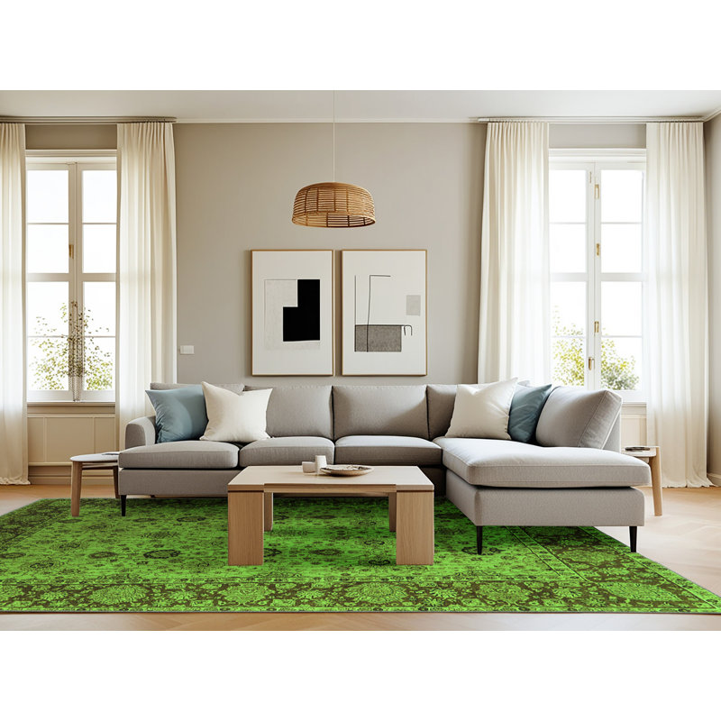 Washable Oriental Indoor Rug, Rectangle 8' x 12'