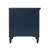 Giavanni Modern Farmhouse USB Charging Storage Cabinet Chairside End Table - Navy-1559917954
