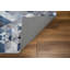 Tapis géométrique blanc / gris / bleu Rayna-1563058635