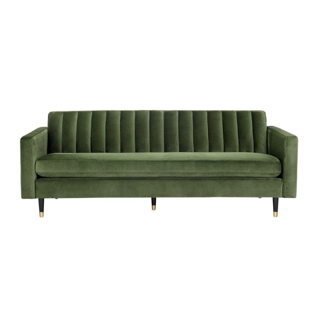Tamsin 87'' Velvet Sofa Everly Quinn Upholstery 