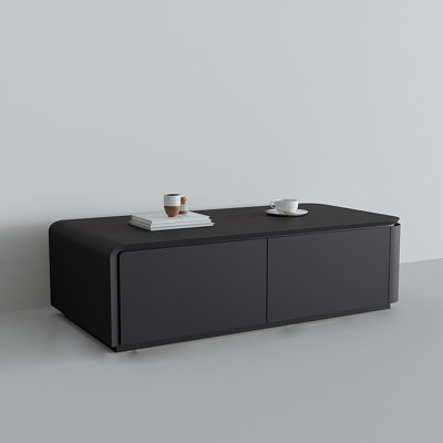 Multifunctional coffee table with open storage